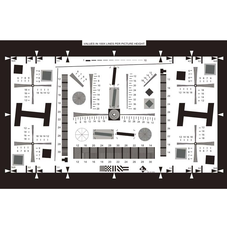 三恩時ISO12233分辨率測試卡(增強(qiáng)型)